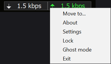 Right-click menu