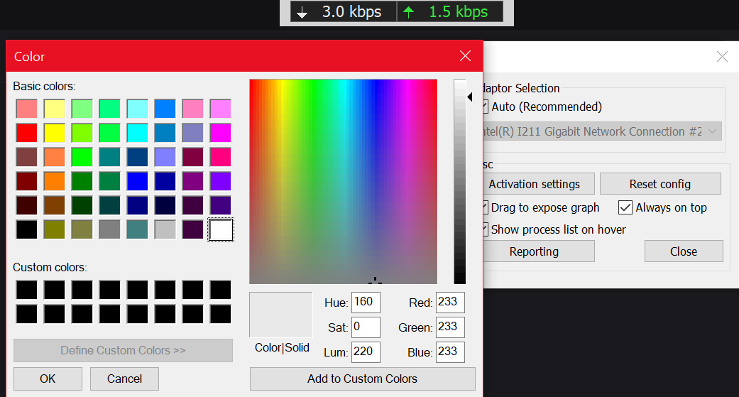 Colour picker example